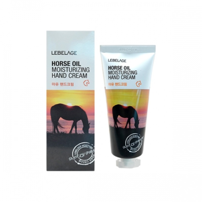 Own label brand, [LEBELAGE] Moisturizing Hand Cream 100ml #Horse Oil (Weight : 129g)