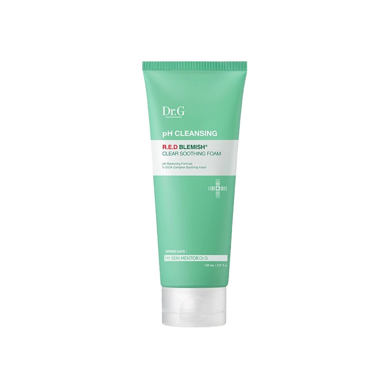 Own label brand, [Dr.G] pH Cleansing R.E.D Blemish Clear Soothing Foam 150ml (Weight : 214g)