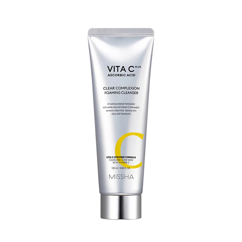 Own label brand, [MISSHA] Vita C Plus Clear Complexion Foaming Cleanser 120ml (Weight : 179g)