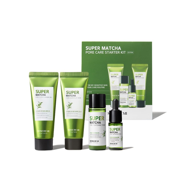Own label brand, [SOME BY MI] Super Matcha Pore Care Starter Kit [Edition] (Weight : 233g)