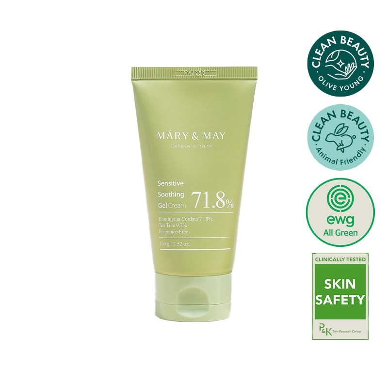Own label brand, [MARY&amp;MAY] Sensitive Soothing Gel Cream (Tube) 100g (Weight : 142g)