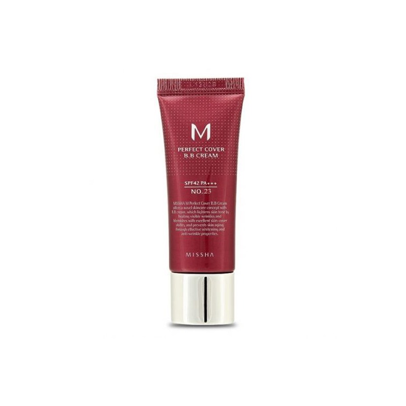 Own label brand, [MISSHA] M Perfect Cover BB Cream (SPF42/PA+++) [Limited]  20ml 4 Color (Weight : 39g)