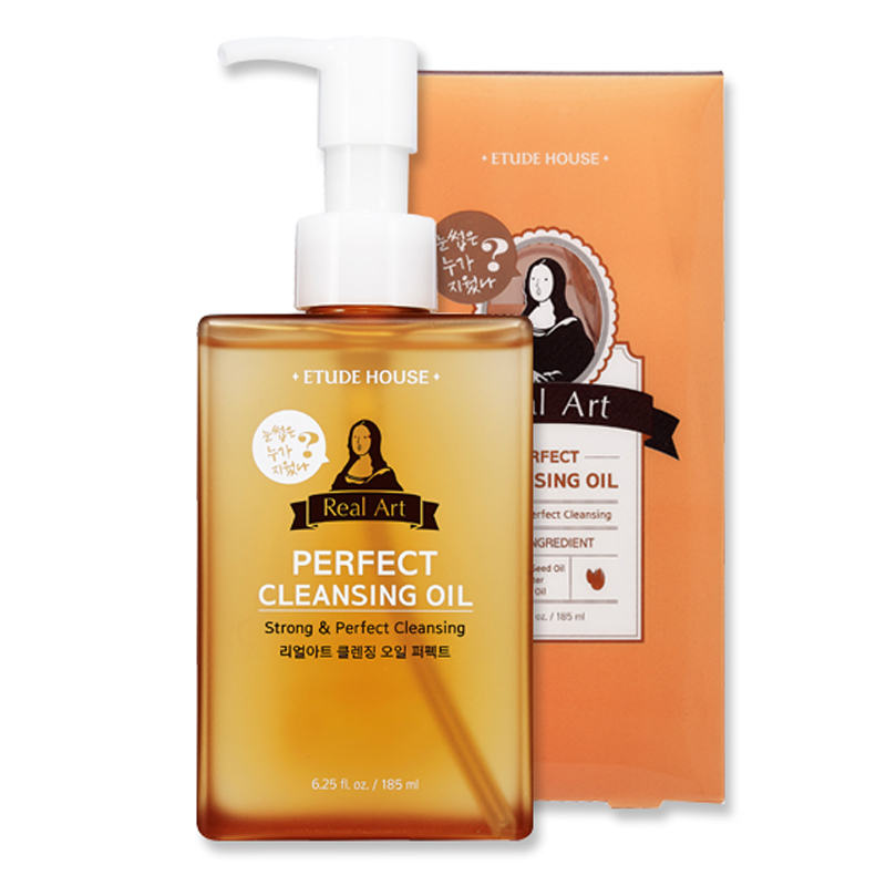 Own label brand, [ETUDE HOUSE] NEW Real Art Cleansing Oil 185ml #Perfect (Weight : 282g)