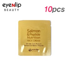 Own label brand, [EYENLIP] Salmon &amp; Peptide Nutrition Neck Cream 1.5ml * 10pcs [Sample] (Weight : 26g)