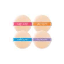 Own label brand, [TOOL N SOME] Peach Powder Puff #Pink 4pcs (Weight : 18g)