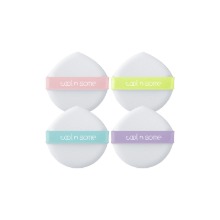 Own label brand, [TOOL N SOME] Droplet Cushion Puff #White 4pcs (Weight : 22g)