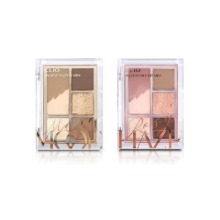 Own label brand, [CLIO] Pro Eye Palette Mini 0.6g * 4ea 2 Color (Weight : 75g)