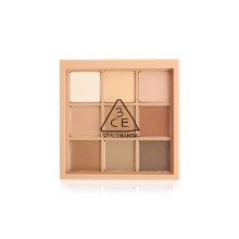 Own label brand, [3CE] Multi Eye Color Palette 8.1g #Smoother (Weight : 83g)