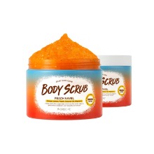 Own label brand, [BIORECIPE] Body Scrub [Peach Navel] 520g (Weight : 706g)