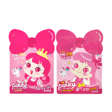 Own label brand, [I&#039;M PINKY] Pinky Kids Moisture Sheet Mask 15m * 1pcs 2 Type (Weight : 21g)