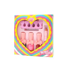 Own label brand, [I&#039;M PINKY] Pinky Heart Gift Box (3 Pinky Paint + 1 Lip Crayon + Etc) (Weight : 187g)