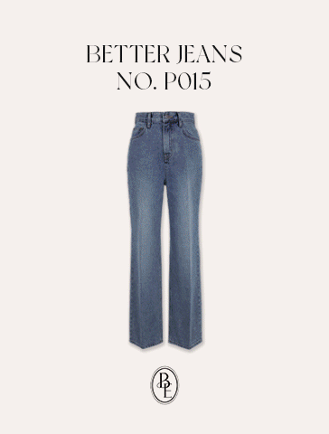 [추가할인][made] #베니토특가,  Premium Better Jeans (No.P015) 세미와이드 (마일드블루) 신상/베스트/여성/데일리/팬츠/데님팬츠/와이드팬츠/와이드데님팬츠/와이드/레직기팬츠/데일리룩/데일리팬츠/심플베이직