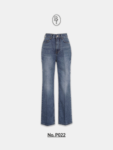 [추가할인][made] #베니토특가, Premium Better Jeans (No.P022) 워싱 포인트 세미 와이드 (클래식블루) 신상/베스트/간절기/가을여성/데일리/와이드팬츠/세미와이드팬츠/데님/데일리팬츠/스트레이트팬츠/가을청바지