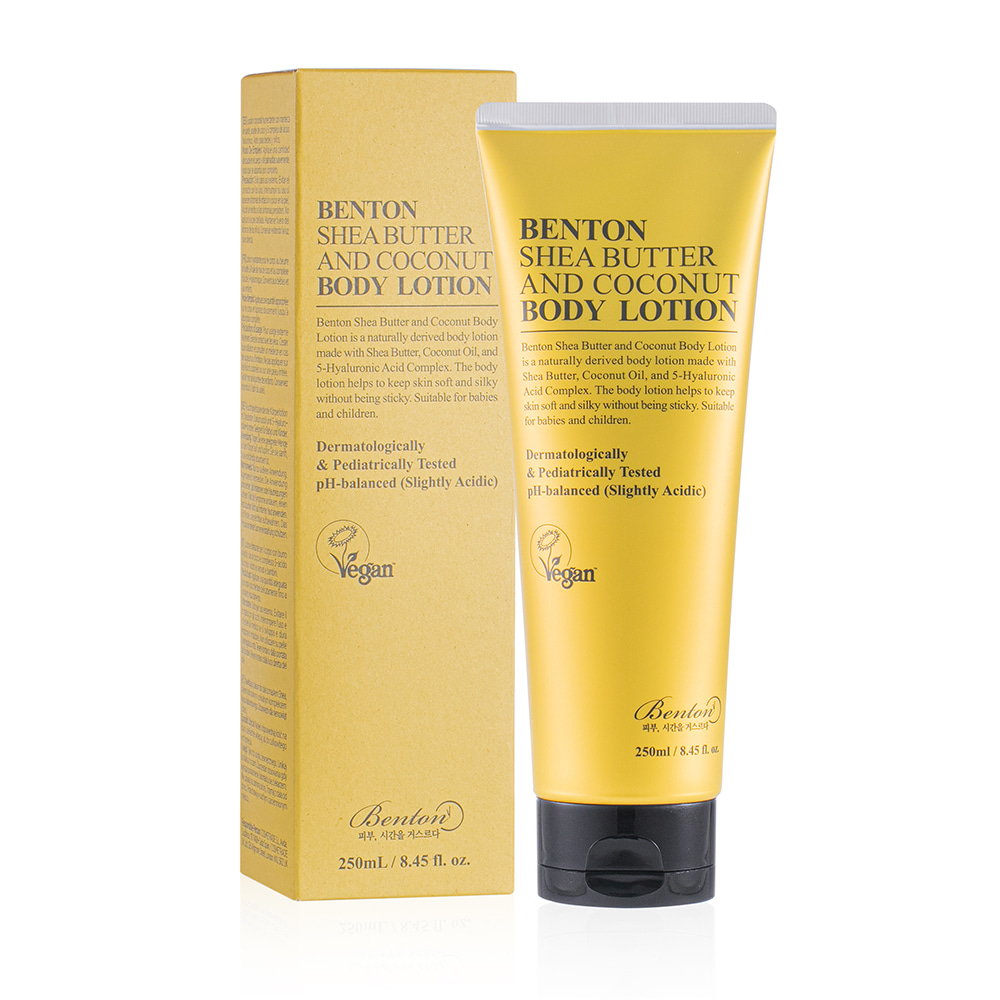 Shea Butter and Coconut Body Lotion 250mL BENTON