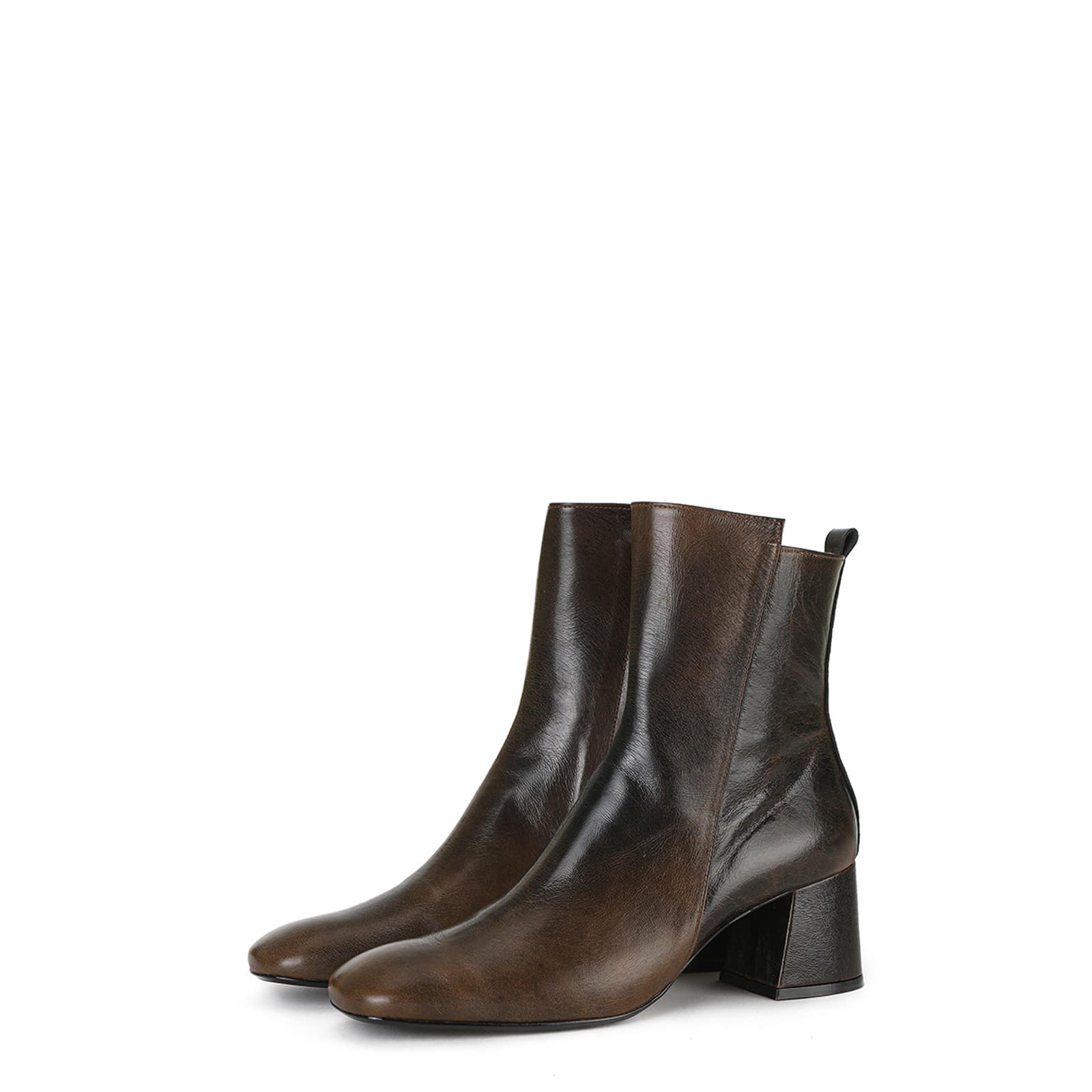ANKY ANKLE BOOTS [BRUSHED BROWN]