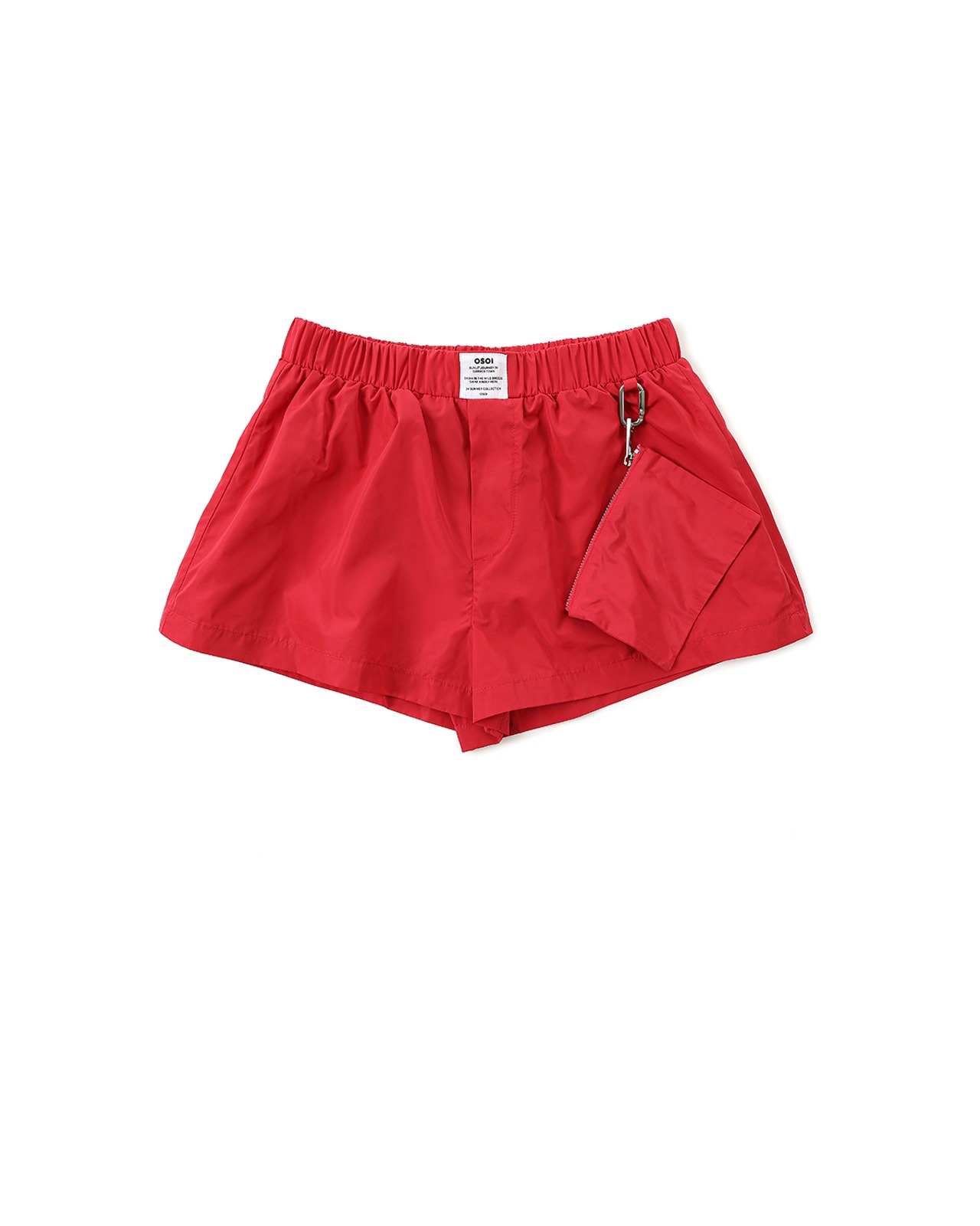 RING BRIEF SHORTS [RED]