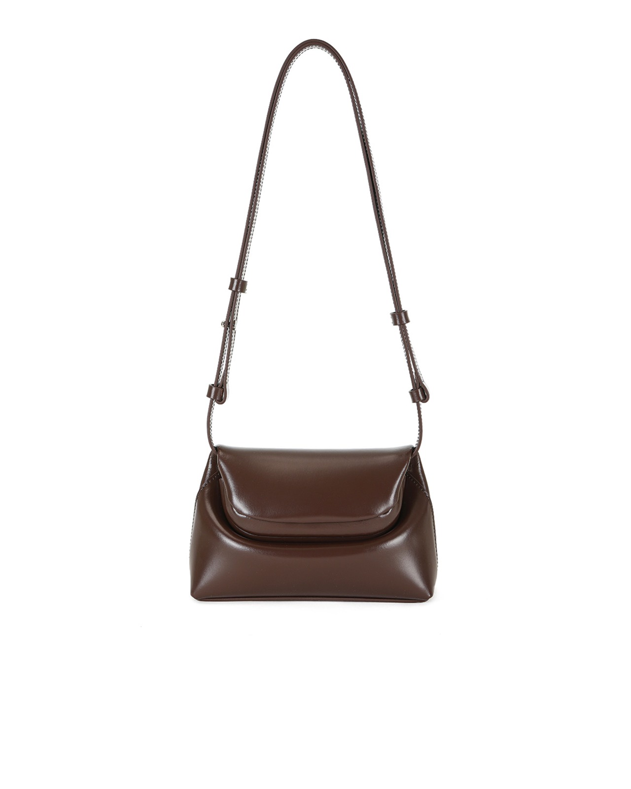 Osoi Pecan Brot Leather Shoulder Bag | Black | FARFETCH