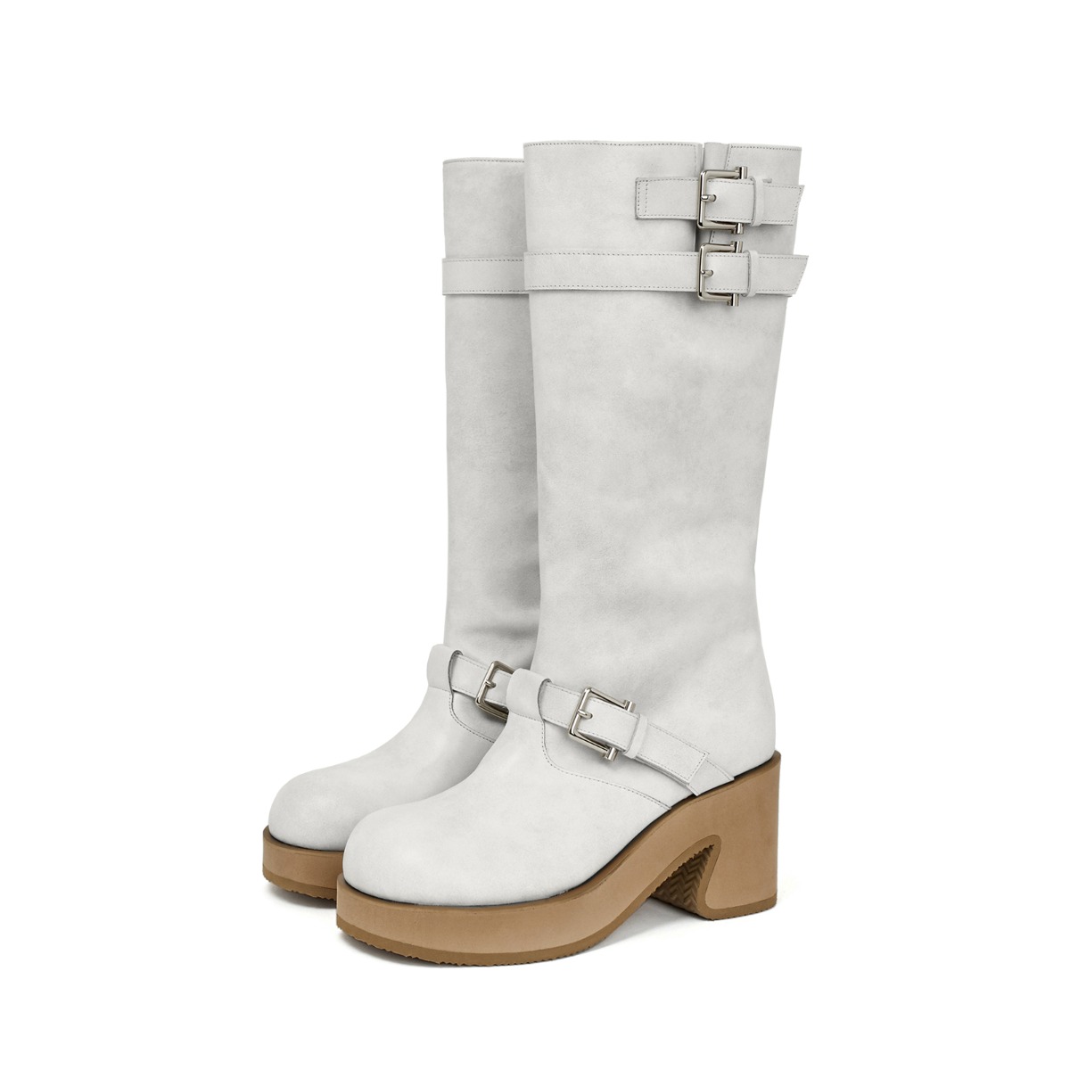 TOBOO BROCLE BOOTS [WHITE]