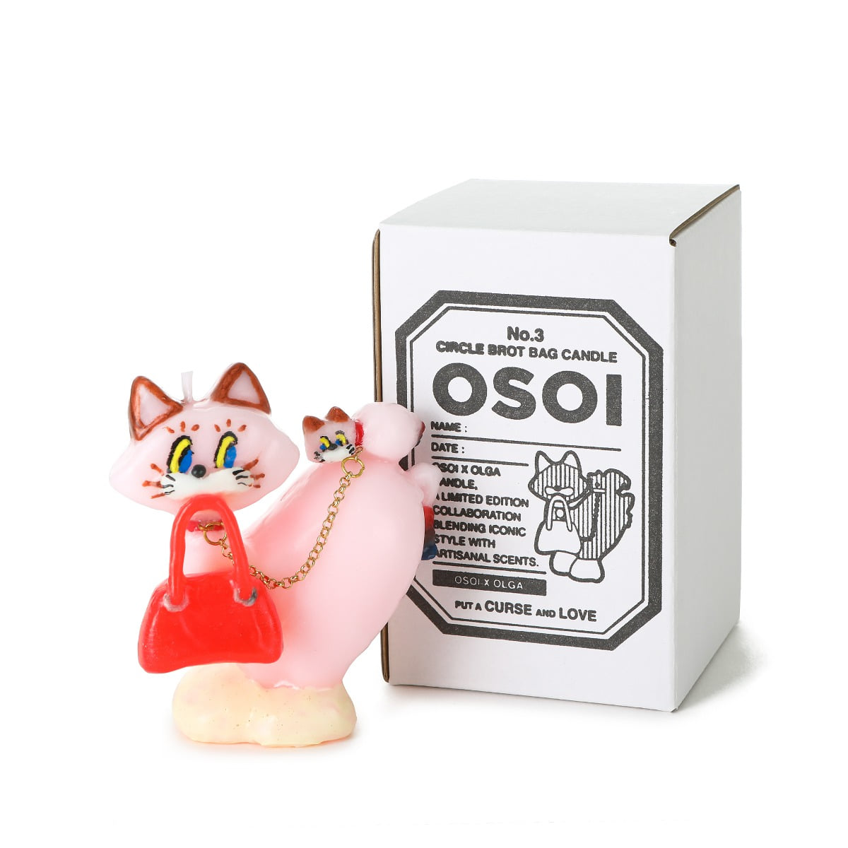 OSOI X OLGA GOOSE CANDLE CAT