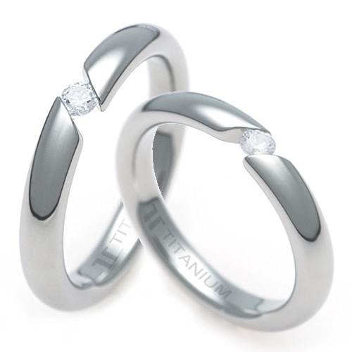 TQ-853 CO - TATIAS, Titanium Couple Ring