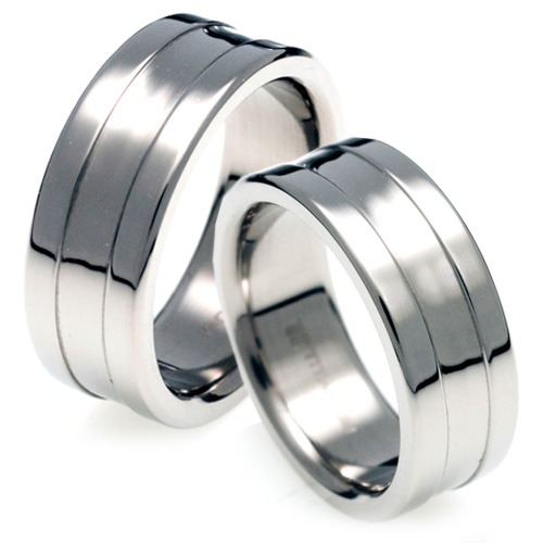 T-027 CO - TATIAS, Titanium Couple Ring