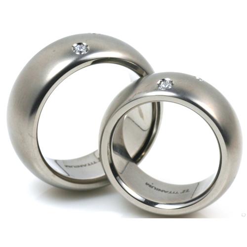 T-904 CO - TATIAS, Titanium Couple Ring