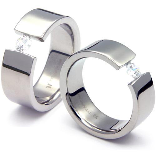 TQ-101 CO - TATIAS, Titanium Couple Ring