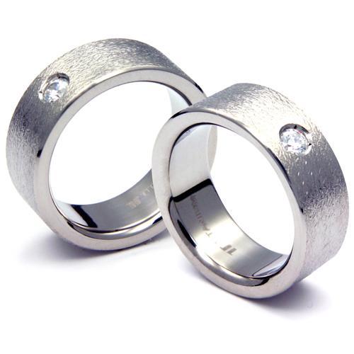 T-042D1 CO - TATIAS, Titanium Couple Ring