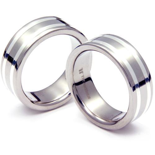 TS-029 CO - TATIAS, Titanium Couple Ring