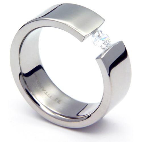 TQ-101 DIA - 타티아스 (TATIAS), 다이아몬드 티타늄 반지