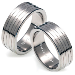 T-098 CO - TATIAS, Titanium Couple Ring