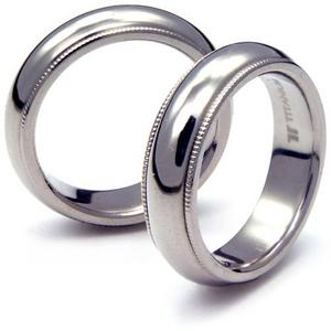 TT-026 CE - TATIAS, Titanium Couple Ring
