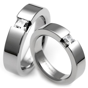 T-365 CO - TATIAS, Titanium Couple Ring