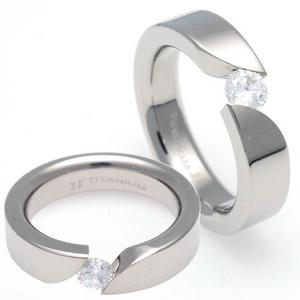 TW-013 CO - TATIAS, Titanium Couple Ring