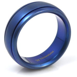 T-131 - TATIAS, 彩色阳极氧化钛金戒指
