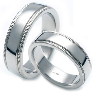 T-092 CO - TATIAS, Titanium Couple Ring