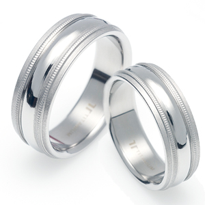 T-070 CO - TATIAS, Titanium Couple Ring