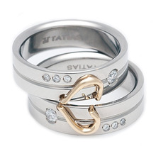 T-537 CO - TATIAS, Titanium Couple Ring