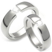 TW-007 CO - TATIAS, Titanium Couple Ring