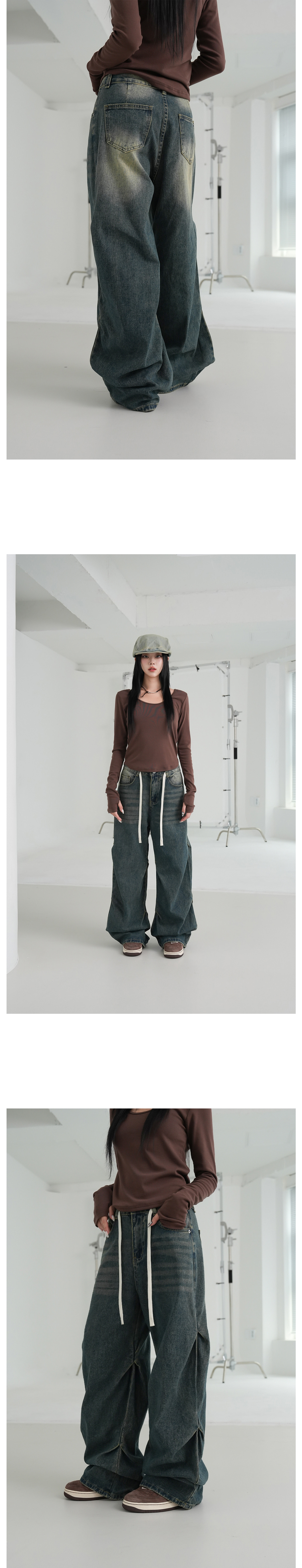 ★24-25FW新作★BINARY01★DOUZEN PATCH CARPENTER WIDE PANTS MADE] Diego Carpenter Wide Pants - binary01