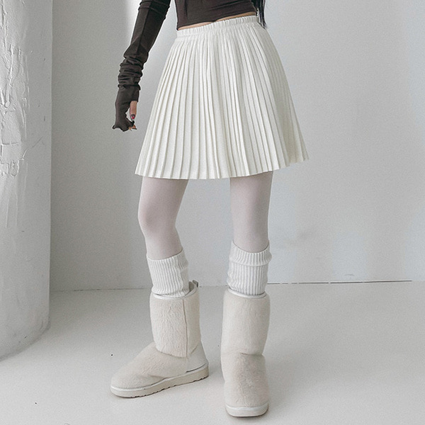11524 Pleated Mini Skirt