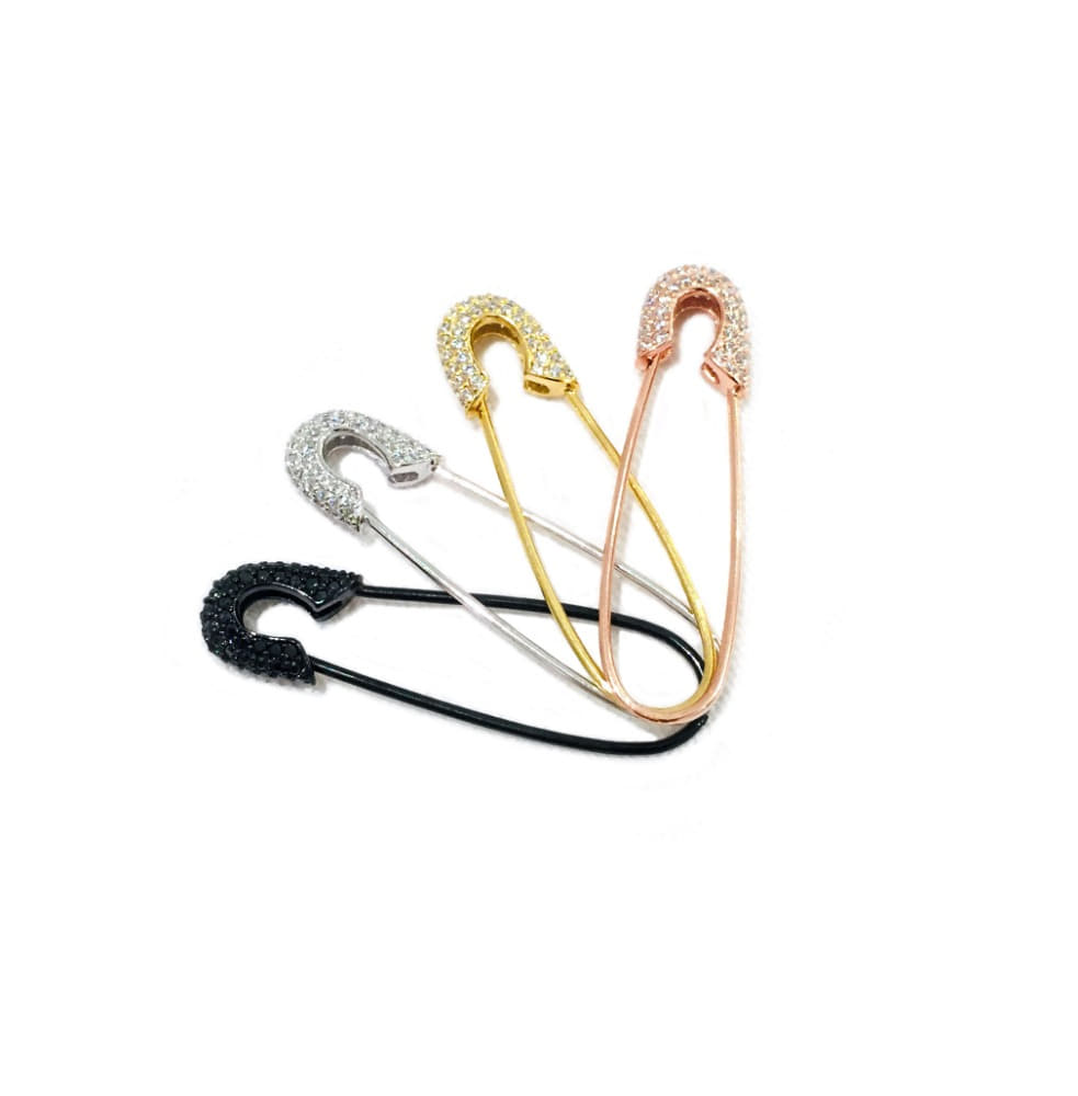 SAFETY-PIN EARRING / Single