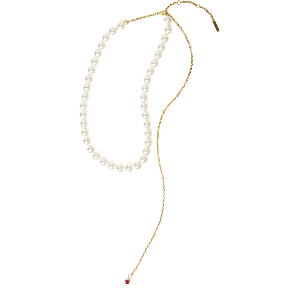 Pearl&amp;Chain Necklace III