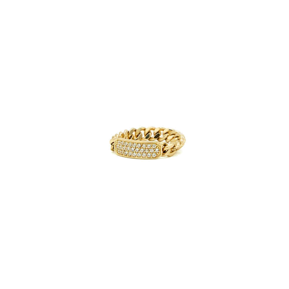 Pave Plate Chain Ring