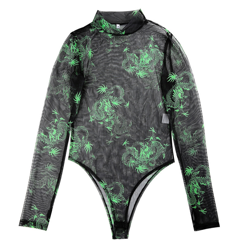 Dragon Mesh Bodysuit (same day shipping available)