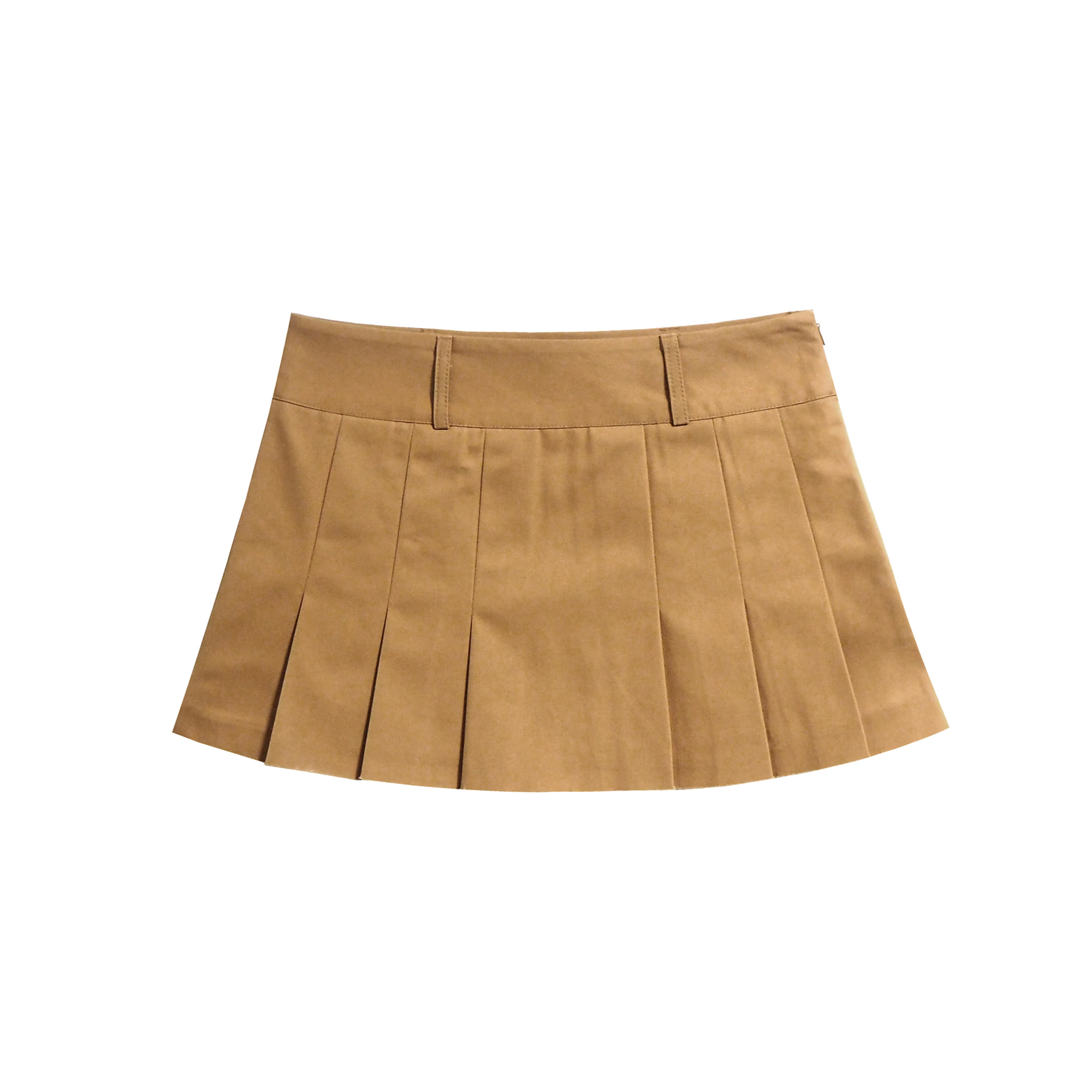 Low-Rise Pleated Skirt