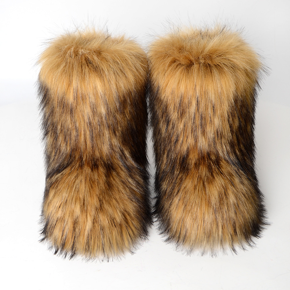 Fake Fur Snow Boots