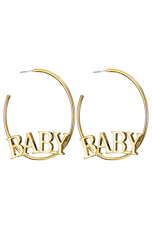 BABY Hoop Earring (당일발송가능)
