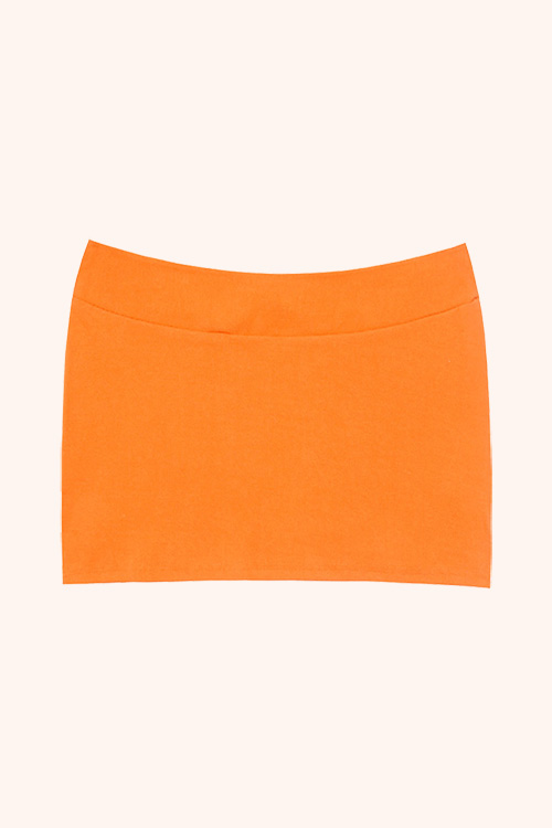 Basic Low-rise Mini Skirt