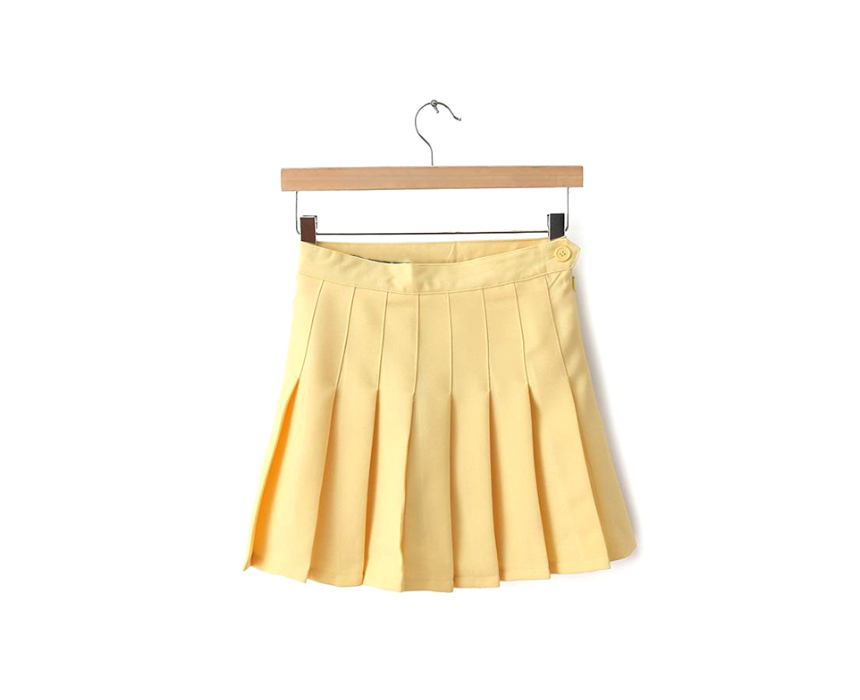 mini skirt color image-S1L31